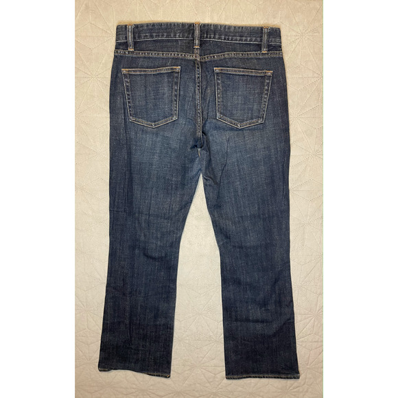 J.Crew Jeans, Women's Size 26 Blue Button Fly High-Rise Bootcut School‎ - Picture 2 of 5